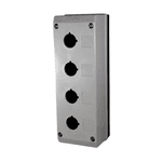 Caixa para Botoeira Cinza 4 Furos 22MM TN2-B4 Metaltex