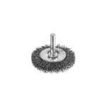 Escova Circular Aço Carbono 75mm Haste 1/4 Inebras