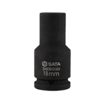 Soquete impacto 18mm longo sextavado encaixe 3/4 Sata