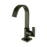Torneira lavatorio mesa bica alta 1198 C71 1/4V plena slim Black