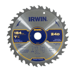 Disco serra circular 7.1/4 x 24 dentes IW14107 Irwin
