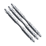 Ponta philips dupla torção N.2 x 110mm haste 1/4 com 3 peças Makita