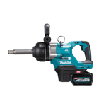 Chave de Impacto Longa 1 Polegada com 2 Baterias 40V 5.0AH e Carregador Makita TW010GT201
