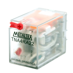 Rele Industrial Plug-In 24VAC 4 Reversíveis TNA4RA22 Metaltex
