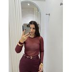 Blusa Tule Adriana cereja