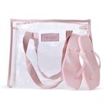Kit Bag e Chinelo Bianca Rosa Light