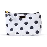 Necessaire Sienna em Couro Poá Pequena