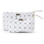Kit Necessaire Sienna em Couro P&B