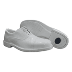 SAPATO MARINER MILITAR BRANCO ENVERNIZADO ALTO BRILHO