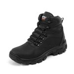 Bota Coturno Adventure Masculino Trabalho Couro Palmilha Em Gel - Preto 067