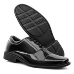 SAPATO M FORCE VERNIZ PRETO