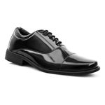 SAPATO M FORCE VERNIZ PRETO