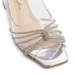 Sandália Briza Lady Silicone Block Prata