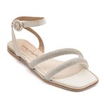 Sandália Rasteira Clarice Off White