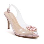 Sandália Cristal Silicone Rosa
