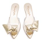 Mule Rasteira Lady Ouro Light | Marrie Josefine 