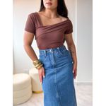 Saia Jeans Midi Laura