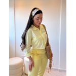 Camisa Cropped Ester Amarelo