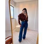 Camisa Cléo Marrom