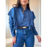 Camisa Cléo Azul