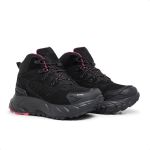 Tênis Storm Couro Masterboots Pró-Eva Preto e Rosa