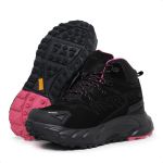 Tênis Storm Couro Masterboots Pró-Eva Preto e Rosa