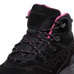 Tênis Storm Couro Masterboots Pró-Eva Preto e Rosa
