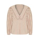 Camisa Celina - Listrada marrom