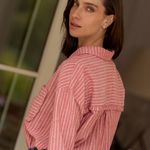 Camisa Cecilia - Listrada Vermelha