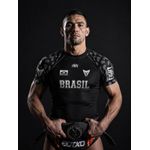 Rash Guard Matreiro Black Viper Brasil Compressão Manga Curta Uv50+