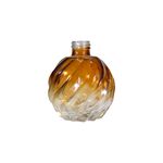 VIDRO BOLA ESPIRAL 250ML R 28/410 DEGRADE AMBAR