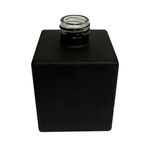 VIDRO CUBE 250ML R.28/410 PRETO FOSCO