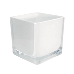 COPO DE VELA CUBE 130ML BRANCO MTZ-2130