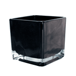 COPO DE VELA CUBE 130ML PRETO MTZ-2131