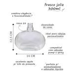 VIDRO JOLIE 300ML TRANSPARENTE R 28/410
