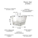 VIDRO STAR 290ML R 28/410 TRANSPARENTE