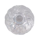 VIDRO BOLA ESPIRAL TRANSPARENTE 250ML R 28/410