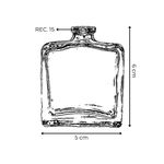 VIDRO MONSIEUR 25ML REC.15 TRANSP