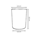 COPO DE VELA 70ML TRANSPARENTE