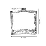 VIDRO CONCAVE 100ML REC 15 FEA TRANSPARENTE