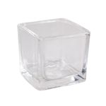 COPO DE VELA QUADRADO 70ML 5X5 TRANSP