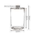 VIDRO CLEO 50ML REC.15/GPI TRANSP - MTZ-2108