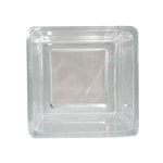 COPO DE VELA CUBE 130ML TRANSP MTZ-2123