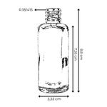 VIDRO CILINDRICO 30ML R.18/415 TRANSPARENTE