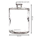 VIDRO CAFE 100ML REC.20/GPI TRANSPARENTE