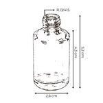 VIDRO CILINDRICO BX 10ML R.13/415 TRANSPARENTE