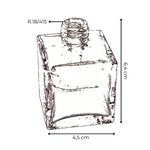 VIDRO CUBO 50ML R.18/415 TRANSPARENTE