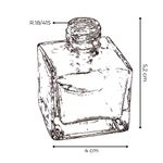 VIDRO CUBE 30ML R 18/415 TRANSPARENTE