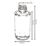 VIDRO CILINDRICO 30ML R.20/410 TRANSPARENTE
