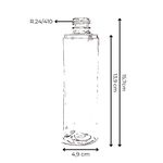 FRASCO PET BODY SPLASH 220ML R.24/410 TRANSPARENTE